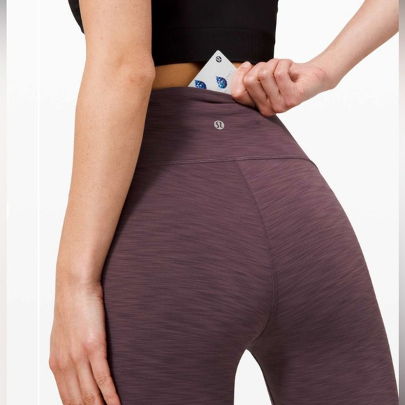 Lululemon power within super high rise leggings 28 inseam size 6 black current - Picture 4 of 9